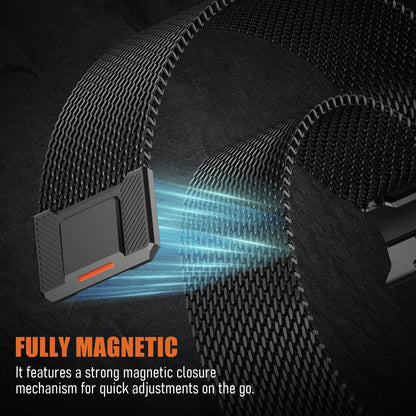 Mecha Milanese Magnetic Mesh Band for Apple Watch