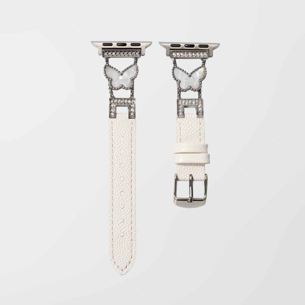 Mariposa Butterfly Leather Apple Watch Strap
