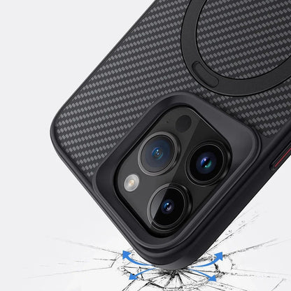 Magnetic Case with Rotating Kickstand for iPhone