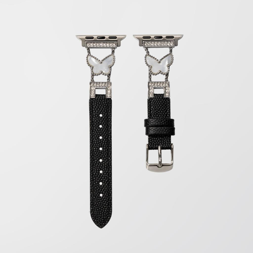 Mariposa Butterfly Leather Apple Watch Strap