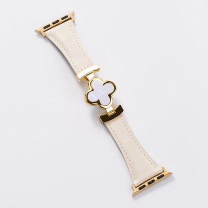 Lucky Flower Leather Strap for Apple Watch