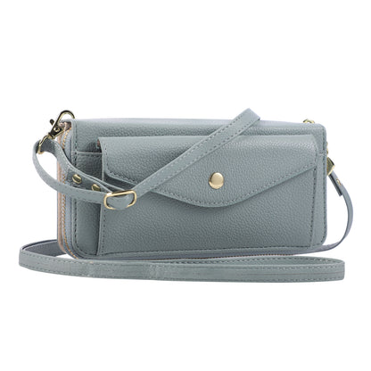 5-in-1 Leather Crossbody Phone Case
