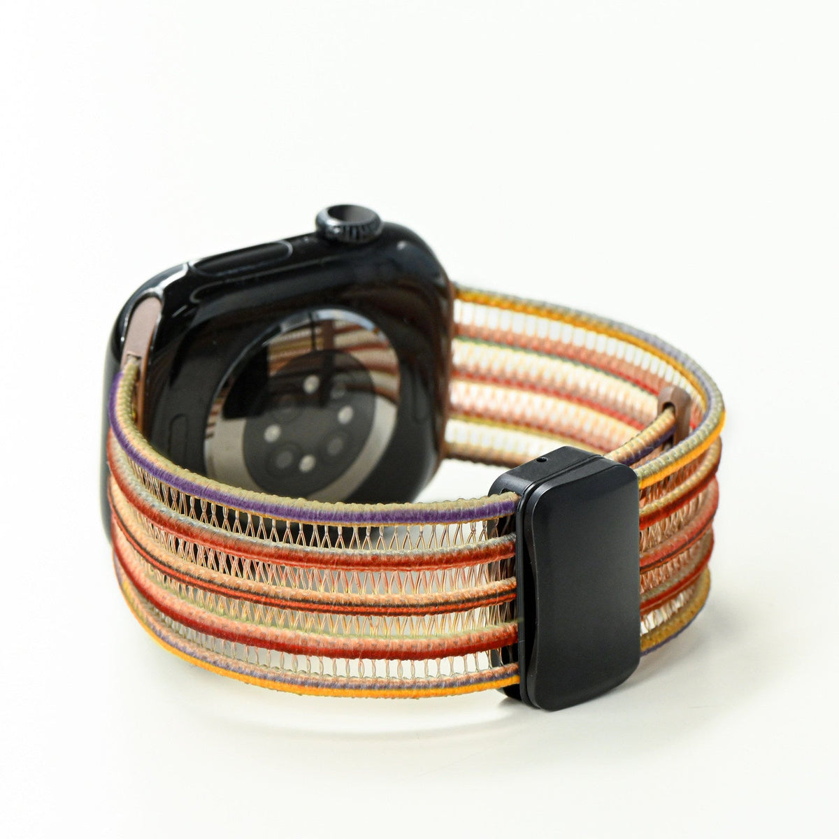 Fish Silk Mesh Breathable Magnetic Strap for Apple Watch