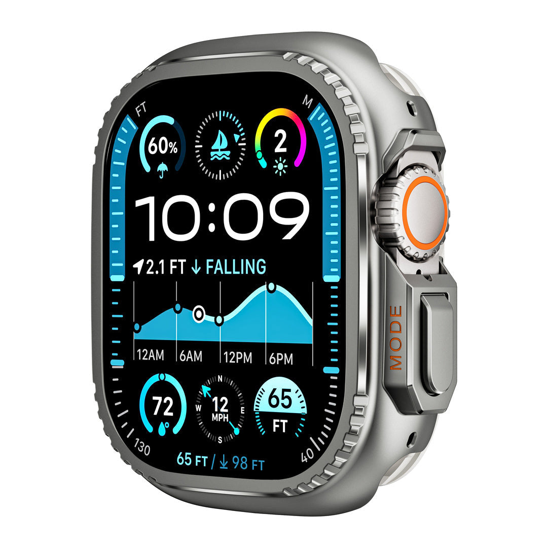 Rugged Titanium Alloy Case For Apple Watch