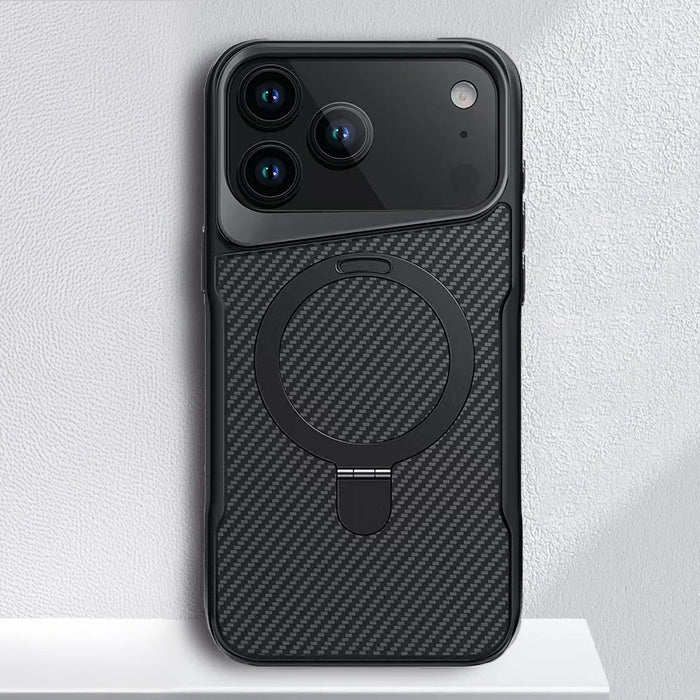 Magnetic Case with Rotating Kickstand for iPhone