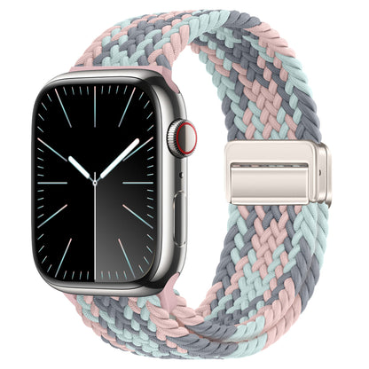 Nylon Braided Magnetic Buckle Band for Apple Watch