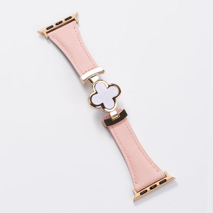 Lucky Flower Leather Strap for Apple Watch