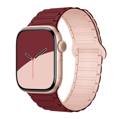 Magnetic Sport Loop Silicone Strap for Apple Watch