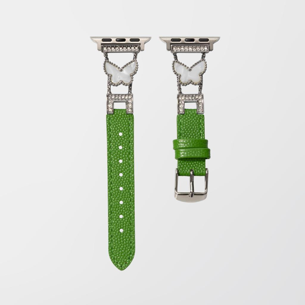 Mariposa Butterfly Leather Apple Watch Strap