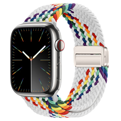 Nylon Braided Magnetic Buckle Band for Apple Watch