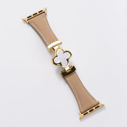 Lucky Flower Leather Strap for Apple Watch