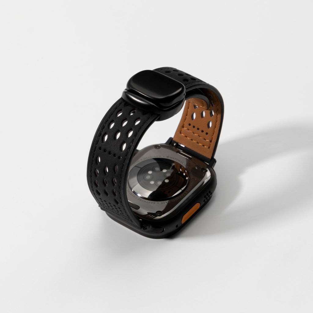 Premium Soft Leather Apple Watch Band - Breathable & Durable