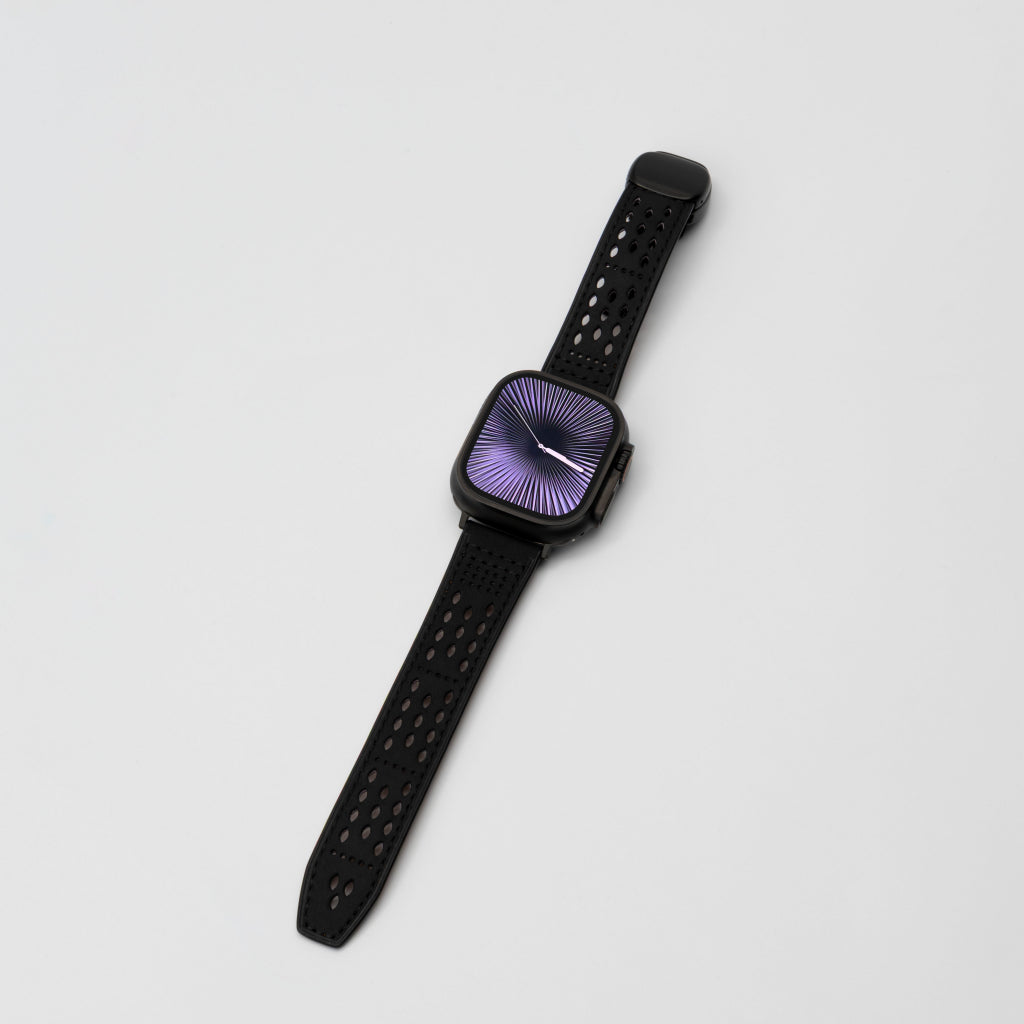 Premium Soft Leather Apple Watch Band - Breathable & Durable