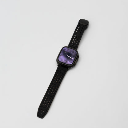 Premium Soft Leather Apple Watch Band - Breathable & Durable