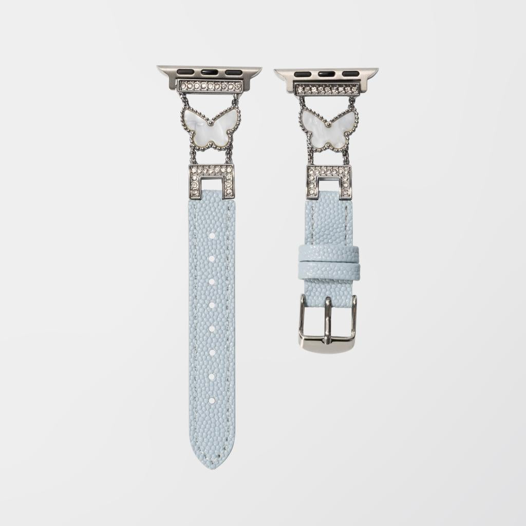 Mariposa Butterfly Leather Apple Watch Strap