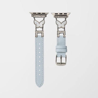 Mariposa Butterfly Leather Apple Watch Strap
