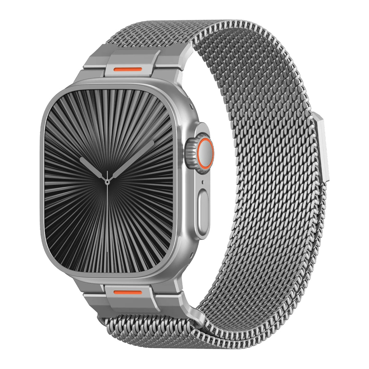 Mecha Milanese Magnetic Mesh Band for Apple Watch