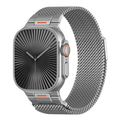 Mecha Milanese Magnetic Mesh Band for Apple Watch
