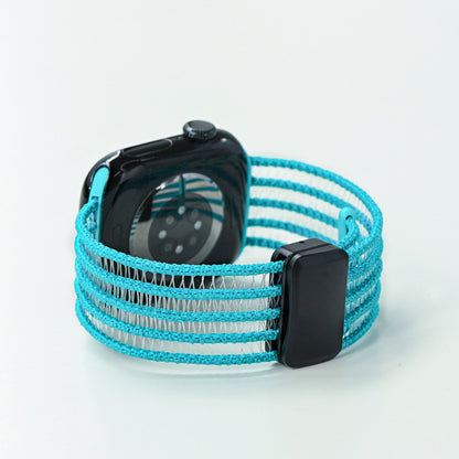 Fish Silk Mesh Breathable Magnetic Strap for Apple Watch