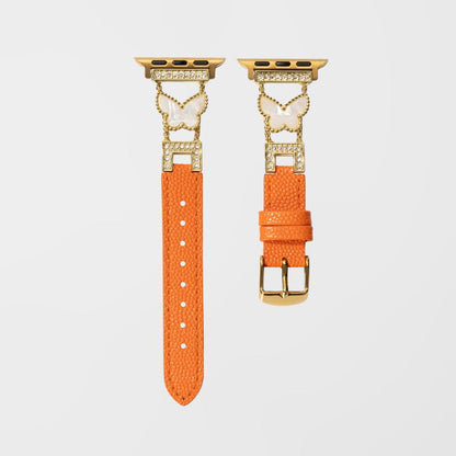 Mariposa Butterfly Leather Apple Watch Strap