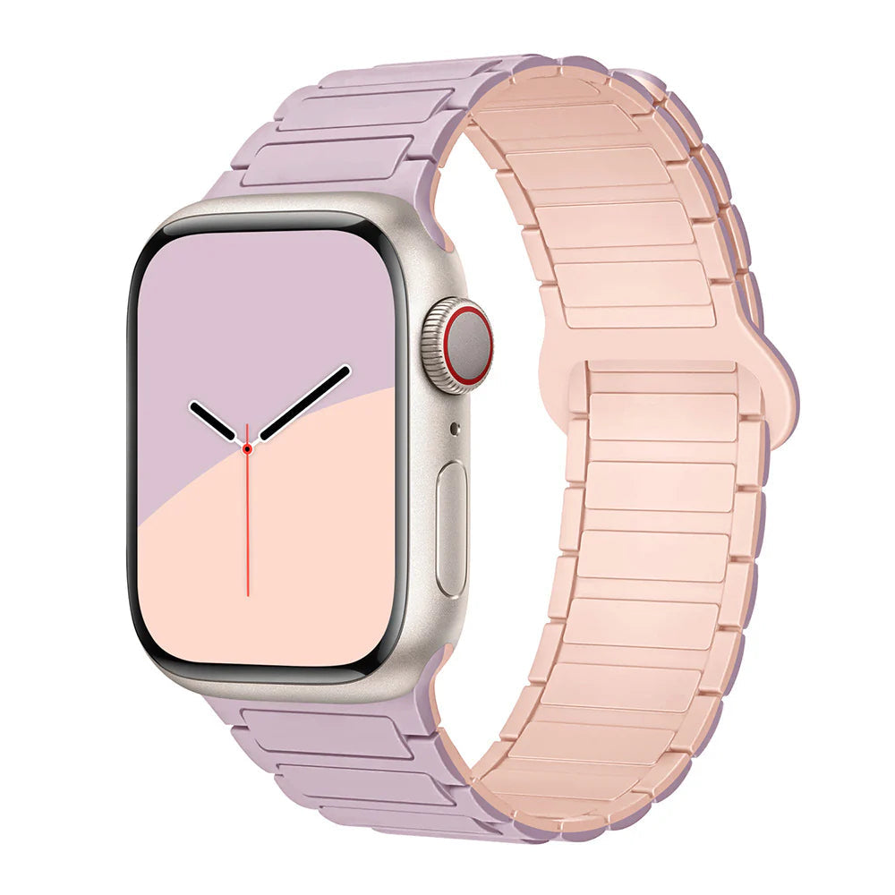 Magnetic Sport Loop Silicone Strap for Apple Watch