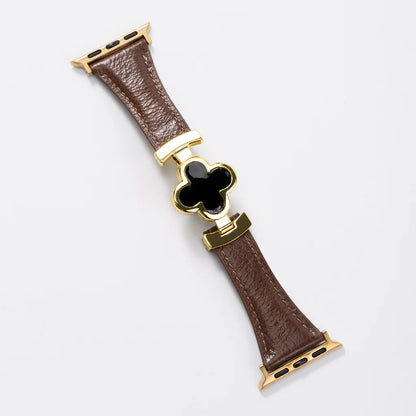 Lucky Flower Leather Strap for Apple Watch