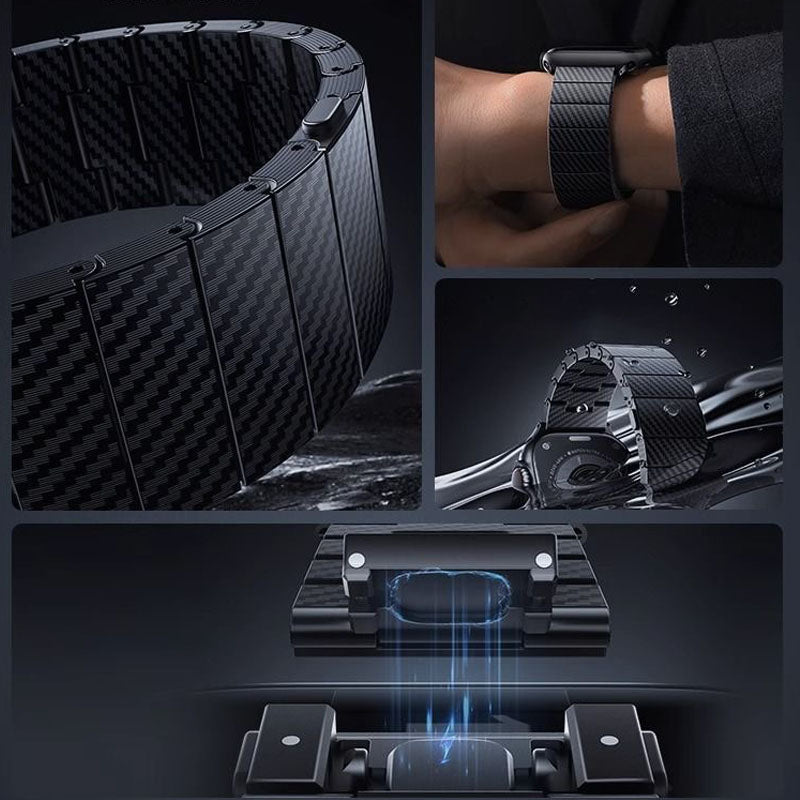 Ultra-Light Carbon Fiber Band for Apple Watch