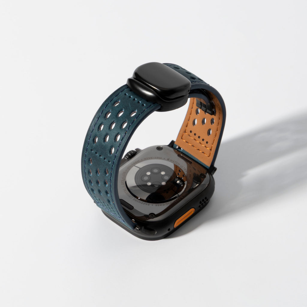 Premium Soft Leather Apple Watch Band - Breathable & Durable