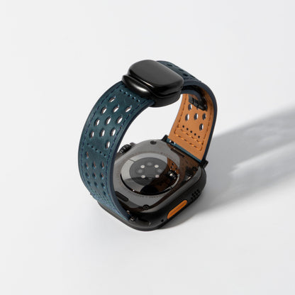 Premium Soft Leather Apple Watch Band - Breathable & Durable