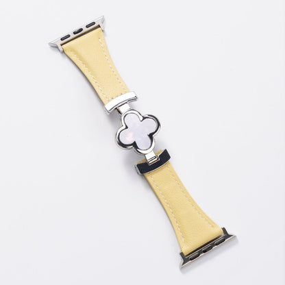 Lucky Flower Leather Strap for Apple Watch
