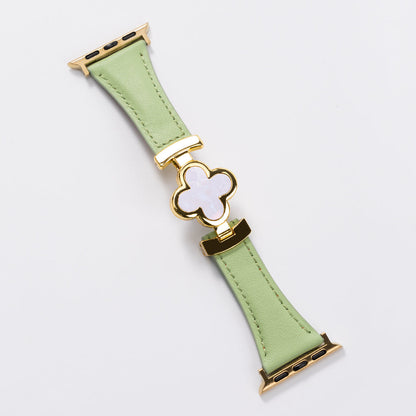 Lucky Flower Leather Strap for Apple Watch