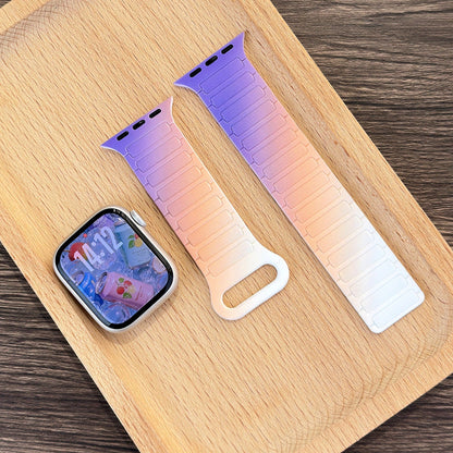 Magnetic Sport Loop Silicone Strap for Apple Watch