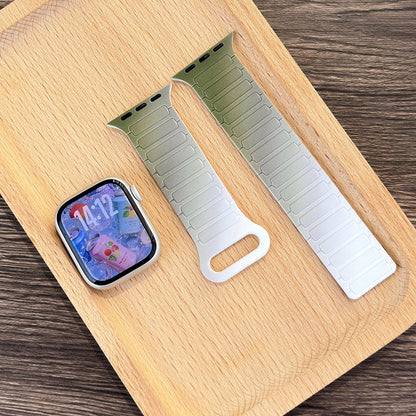 Magnetic Sport Loop Silicone Strap for Apple Watch
