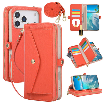 5-in-1 Leather Crossbody Phone Case