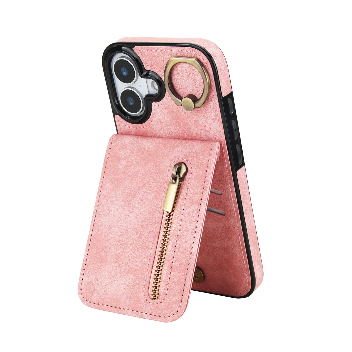 Slim Leather Wallet Case for iPhone