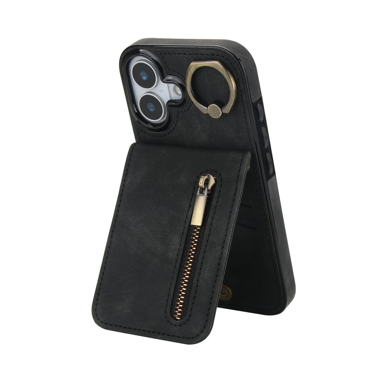 Slim Leather Wallet Case for iPhone