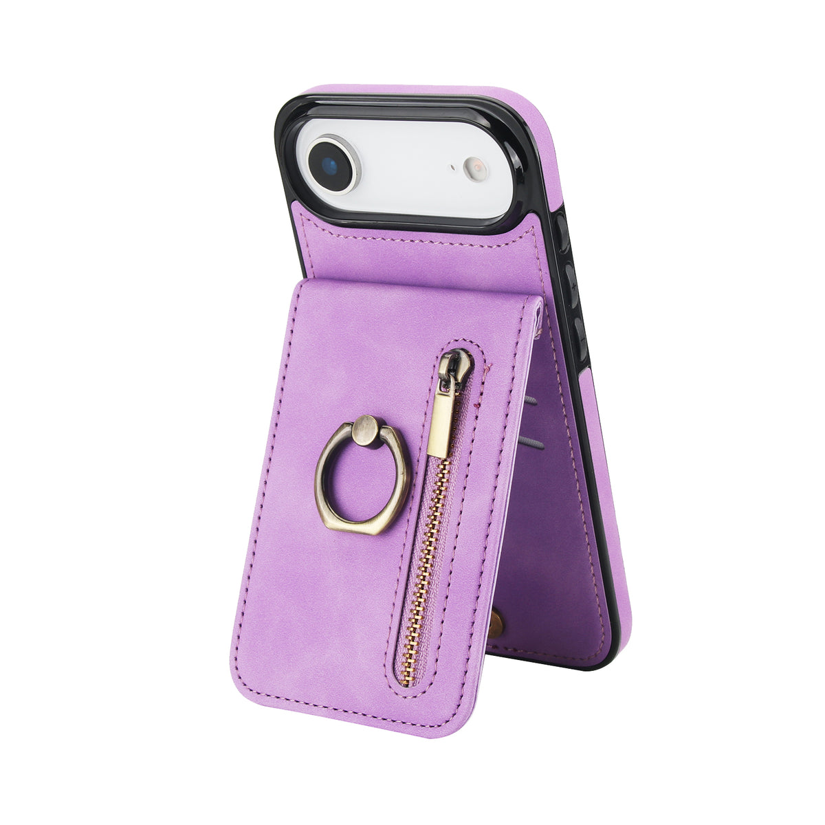 Slim Leather Wallet Case for iPhone