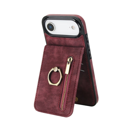 Slim Leather Wallet Case for iPhone