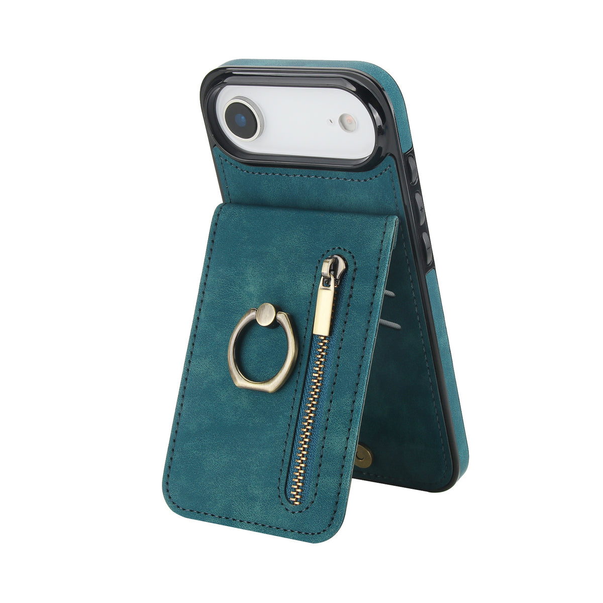 Slim Leather Wallet Case for iPhone