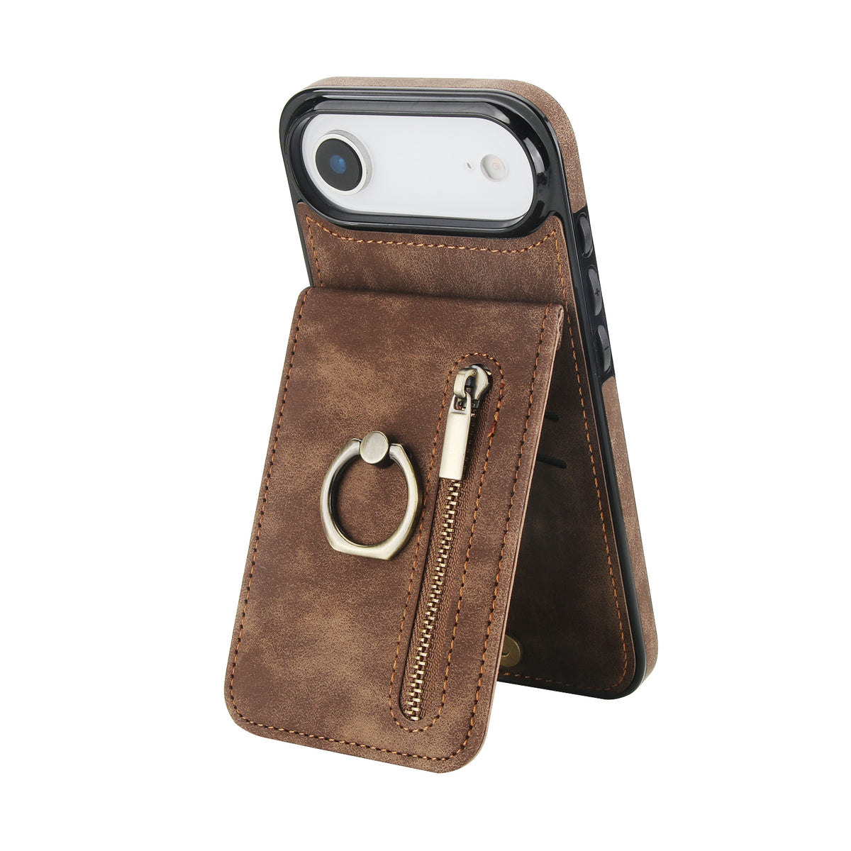 Slim Leather Wallet Case for iPhone
