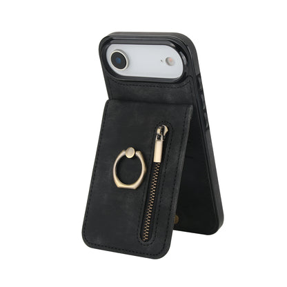 Slim Leather Wallet Case for iPhone
