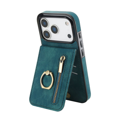 Slim Leather Wallet Case for iPhone