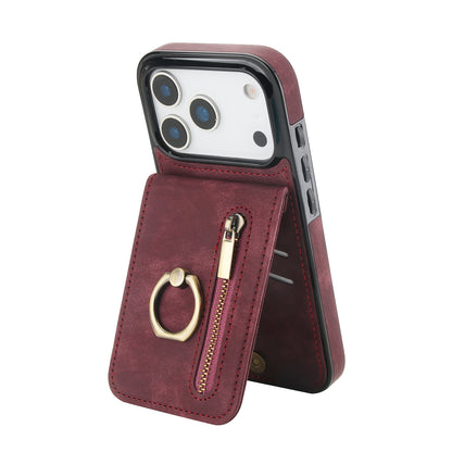 Slim Leather Wallet Case for iPhone